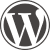 логотип wordpress